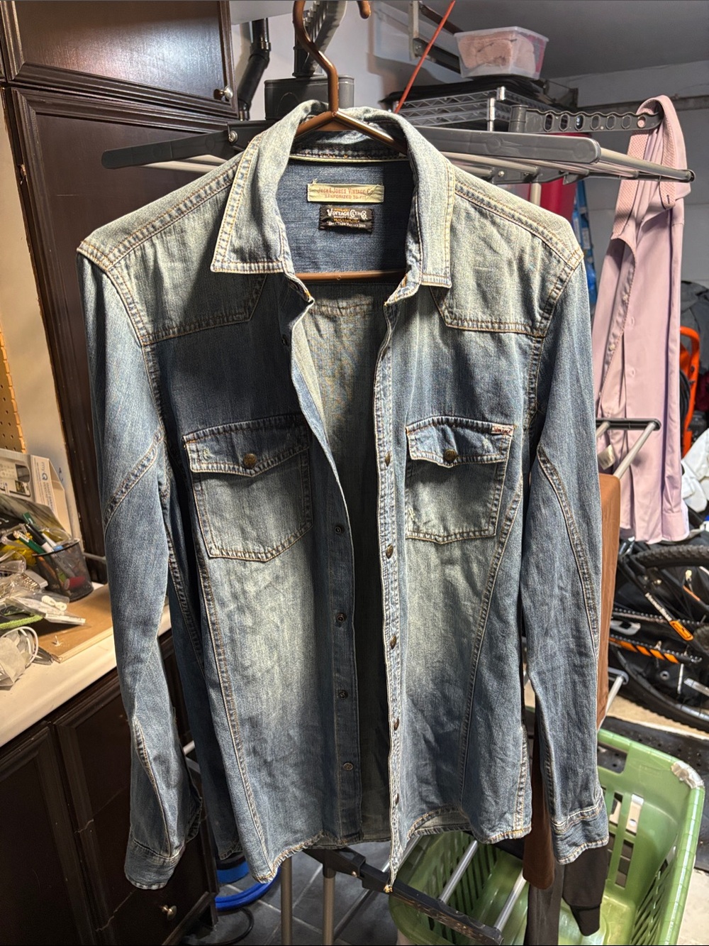 Jack Jones vintage collection Light Blue denim shirt